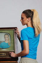 BHBD Hårband i en ljus blond färg, 100% äkta Remy hår. Kan användas som clip-on, halo eller ponytail, 40 cm.